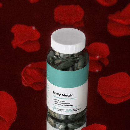 Body Magic Chlorophyll Pill – Natural Solution for Body Odor, Detox & Clear Skin