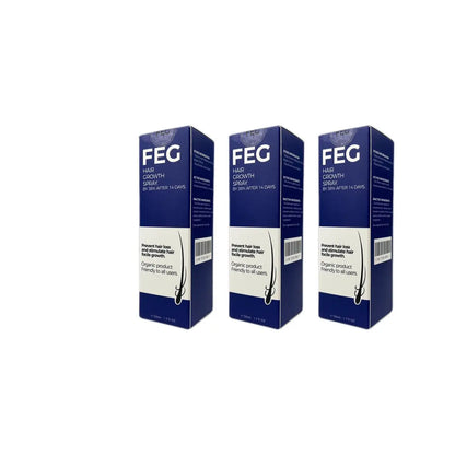 FEG Organic Hair Growth Oil - Hair Loss Treatment for Thicker, Longer Hair (50ml)