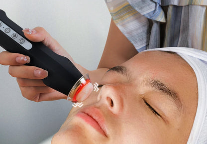 Portable CO2 Oxygen Bubble Pen - High-Frequency Vibration Facial Massager for Exfoliation and Serum Absorption