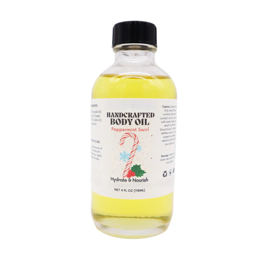 Handcrafted Body Oil - Luxurious Moisturizing Oil in a Variety of Scents