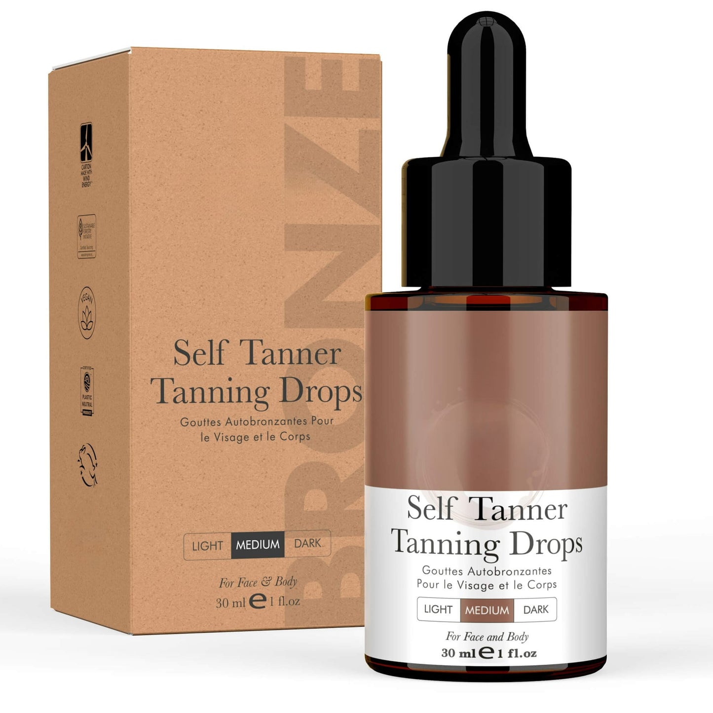 Self Tanner Drops – Buildable Glow for a Natural-Looking Tan