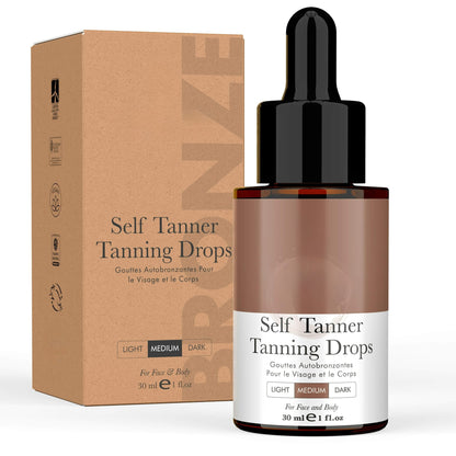 Self Tanner Drops – Buildable Glow for a Natural-Looking Tan