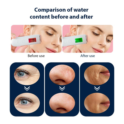Portable CO2 Oxygen Bubble Pen - High-Frequency Vibration Facial Massager for Exfoliation and Serum Absorption