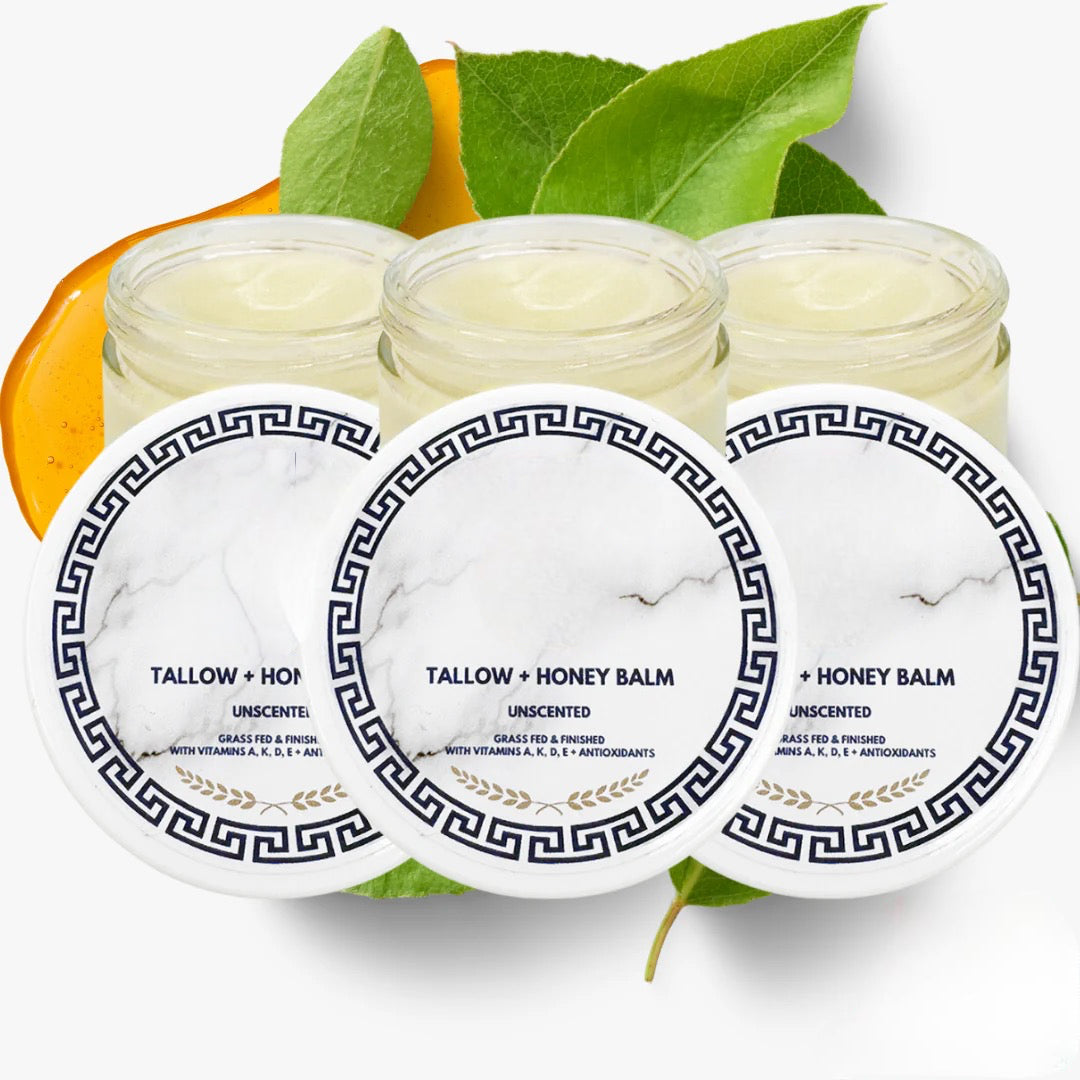 Tallow & Honey Balm - Grass-Fed Balm for Nourished, Radiant Skin