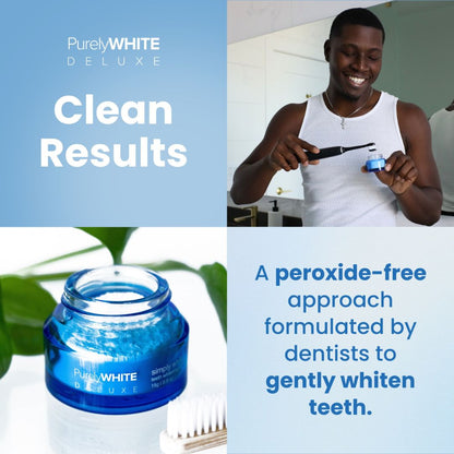 PurelyWhite Deluxe Whitening Powder – Enamel-Safe Toothpaste