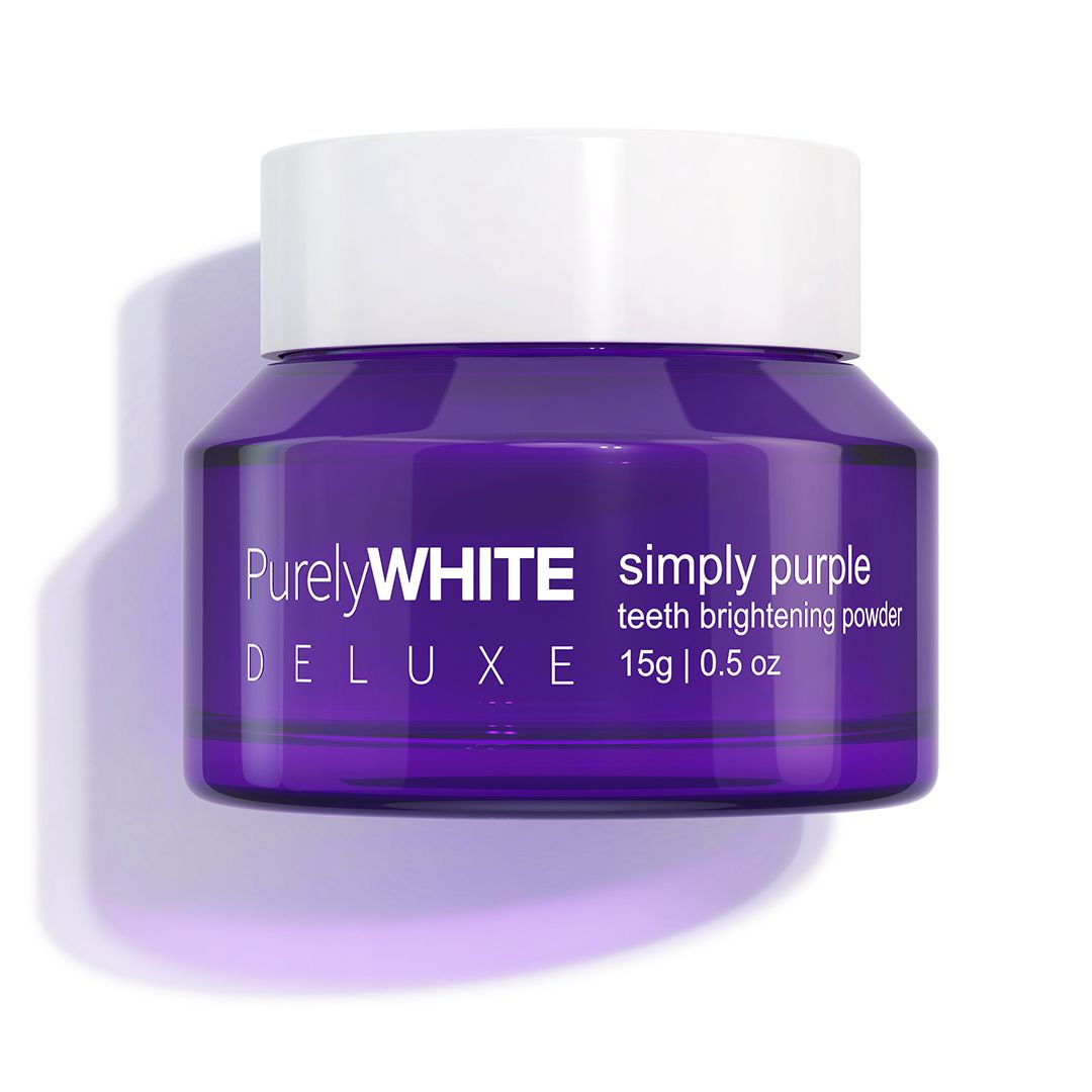 PurelyWhite Deluxe Simply Purple – Enamel-Safe Tooth Powder