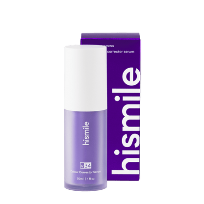 V34 Colour Corrector Serum – Purple Teeth Brightening Gel, 1 oz