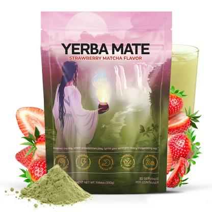 Yerba Mate Instant Tea Powder - Strawberry Matcha, Peach Mango & Piña Colada Flavors
