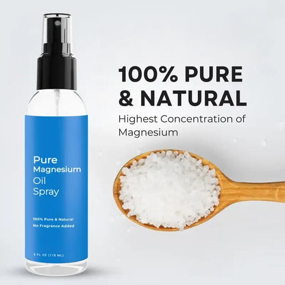 Pure Magnesium Oil Spray - Fast-Absorbing, 100% Organic Magnesium for Relaxation and Better Sleep