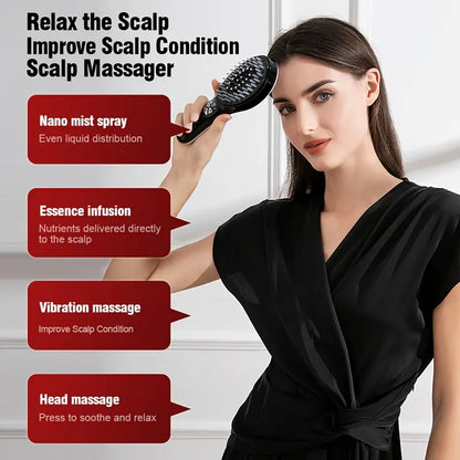 650W 2-in-1 Hair Dryer & Straightener Comb – Smooth Styling with Ionic Technology