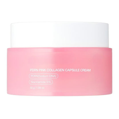 PDRN Pink Collagen Capsule Cream – Lightweight Moisturizer 1.94 oz