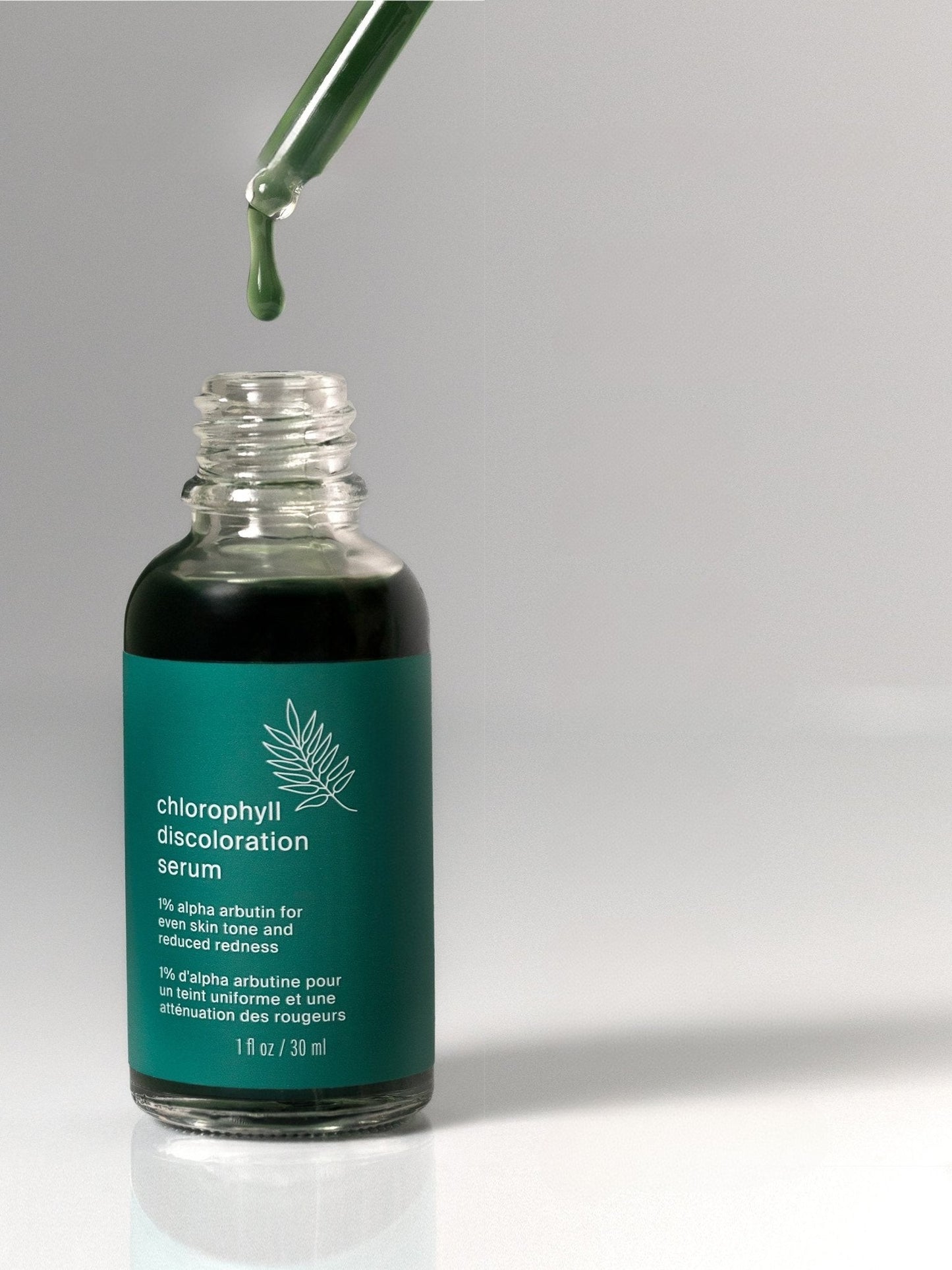 Chlorophyll Discoloration Serum – Brightening & Tone Care