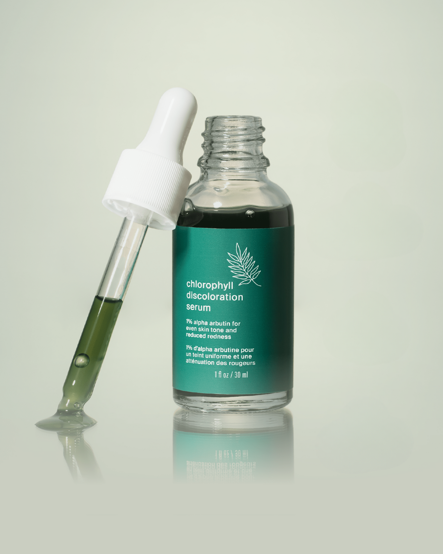 Chlorophyll Discoloration Serum – Brightening & Tone Care