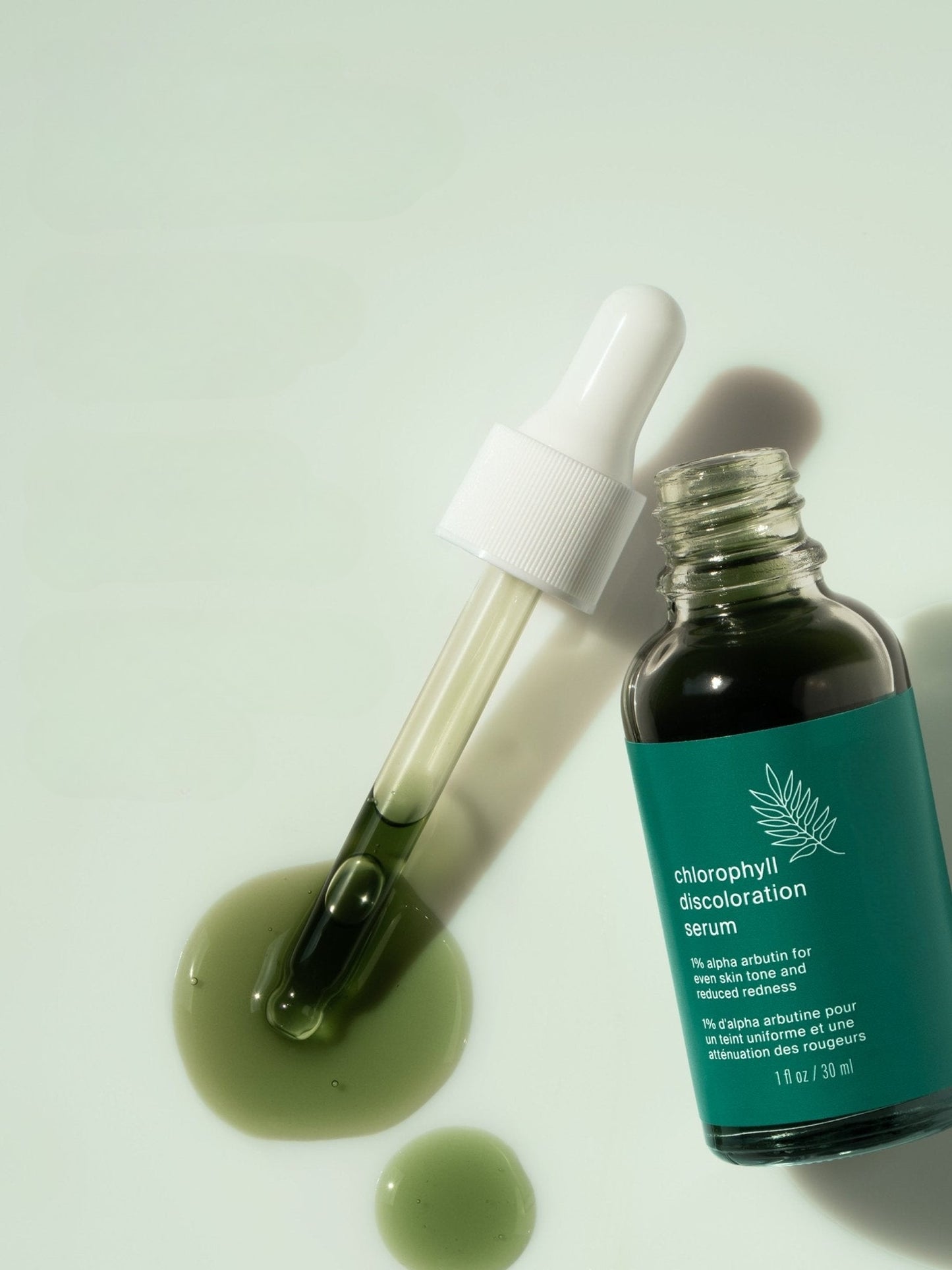 Chlorophyll Discoloration Serum – Brightening & Tone Care