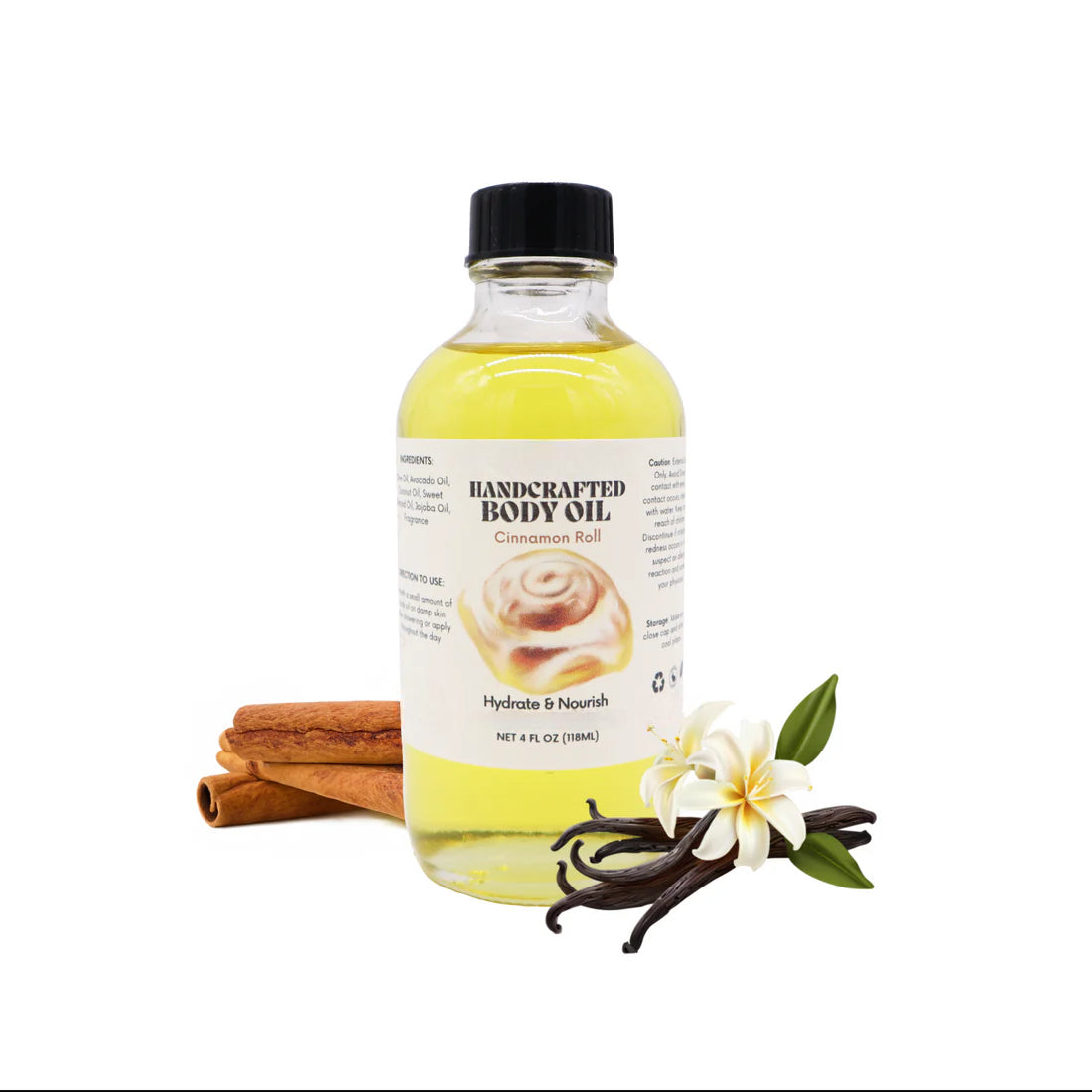 Handcrafted Body Oil - Luxurious Moisturizing Oil in a Variety of Scents