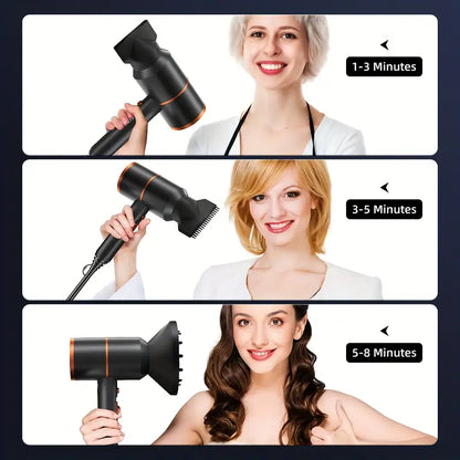 Professional Electric Hair Dryer – Negative Ion Technology for Frizz-Free Hair