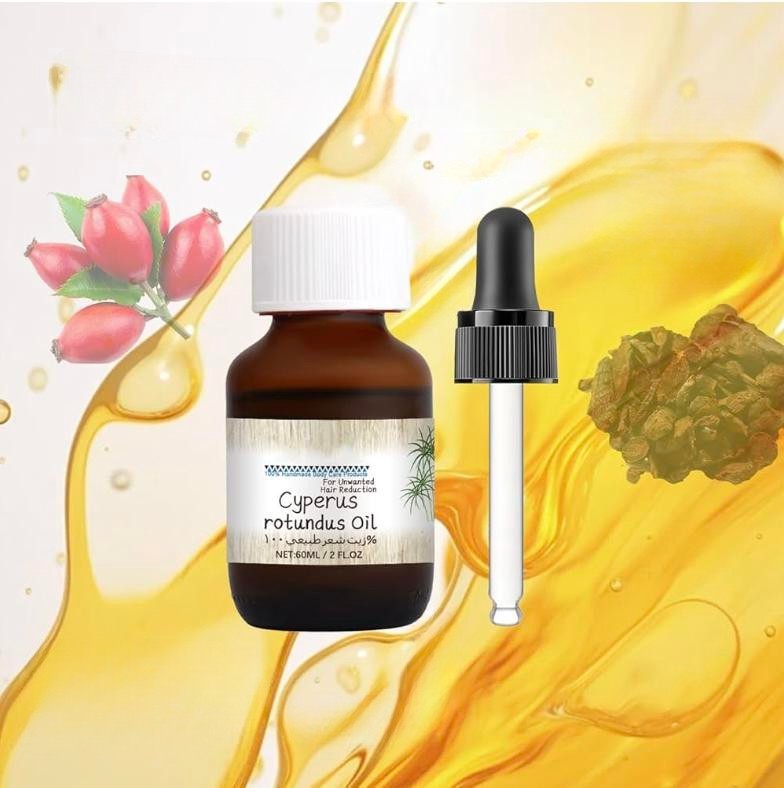 100% Pure Cyperus Rotundus Oil – Natural Hair Removal Oil