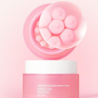 PDRN Pink Collagen Capsule Cream – Lightweight Moisturizer 1.94 oz