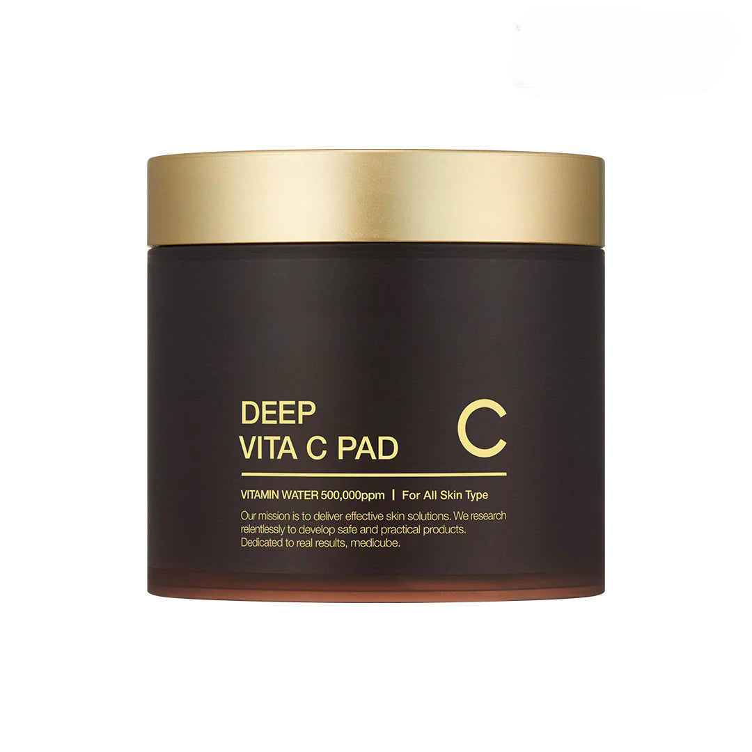 Glass Skin Duo for Uneven Skin – Deep Vita C Facial Pads & Deep Vitamin C Golden Capsule Face Moisturizer