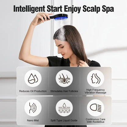 650W 2-in-1 Hair Dryer & Straightener Comb – Smooth Styling with Ionic Technology