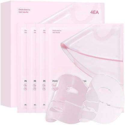 PDRN Pink Collagen Gel Mask (4 Sheets) – Salmon DNA & Pink Glow