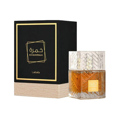Lattafa Khamrah Eau de Parfum – Unisex Scent, 3.4 fl oz