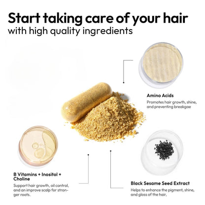 Hair Growth Supplement – Biotin, Sesame, 1-Month