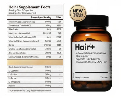 Hair Growth Supplement – Biotin, Sesame, 1-Month