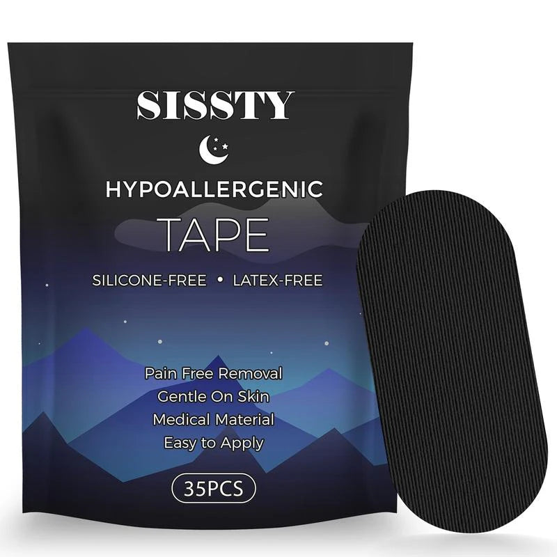 Sissty Mouth Tape – 35 Gentle Strips for Sleeping