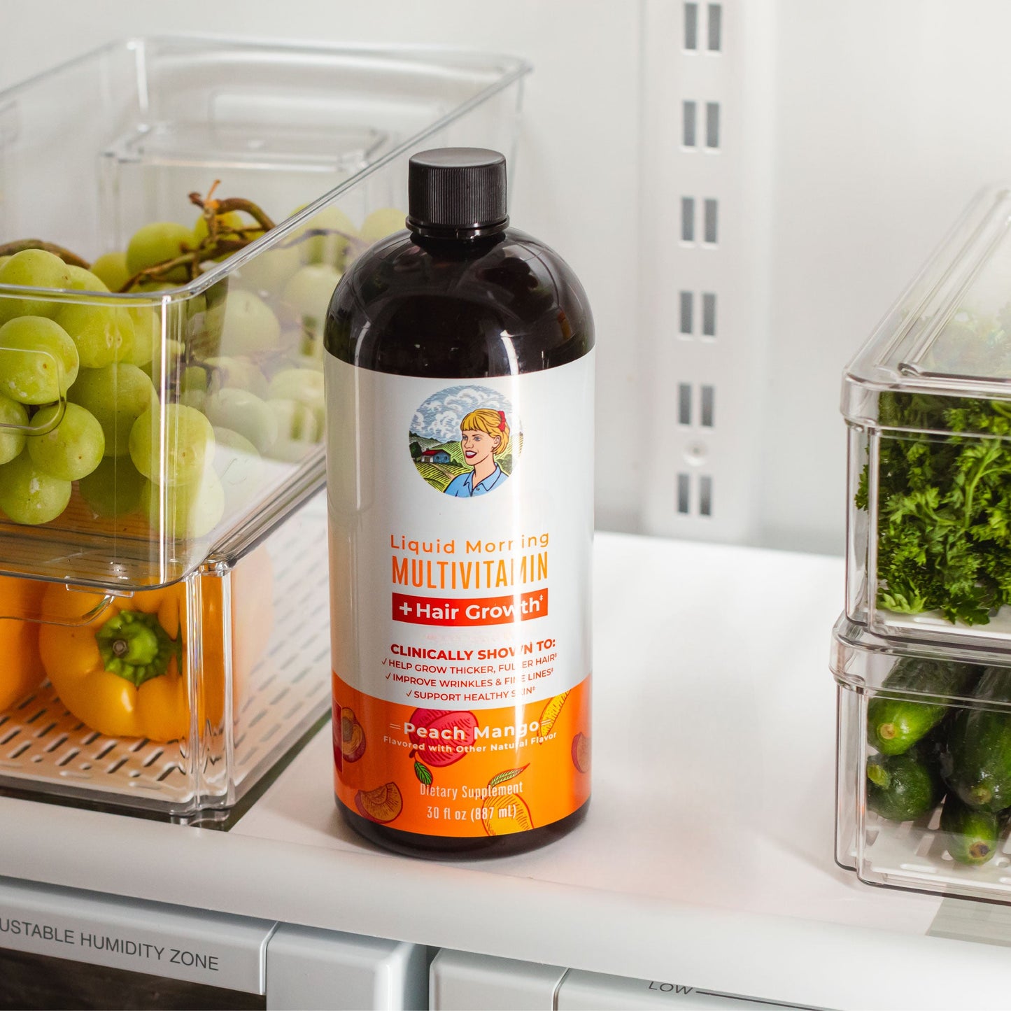 Liquid Morning Multivitamin – Supports Hair Growth & Thicker Hair
