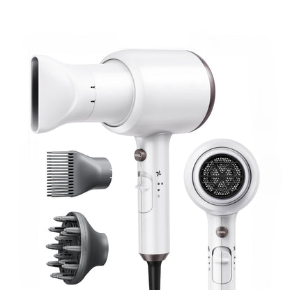 Ionic Hair Dryer with Diffuser - 1875W Professional Blow Dryer with Constant Temperature &amp; Ceramic Technology