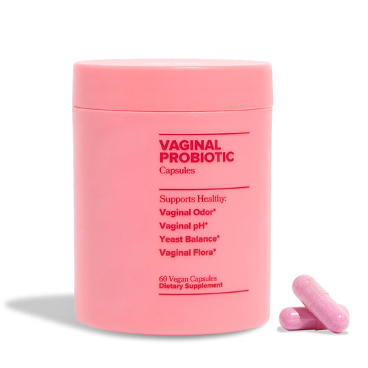 Vaginal Probiotic Capsules - pH Balance with Prebiotics & Lactobacillus for Women’s Vaginal Health