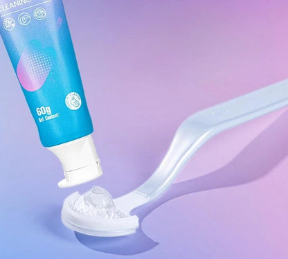 Tongue Cleaning Gel & Brush Set – Mint Freshener & Cleanser