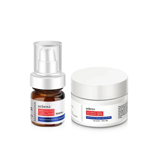 AOBENZ Niacinamide Serum + Anti-Aging Cream Set – 2pcs