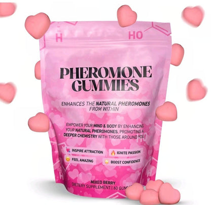 Pheromone Gummies – Mixed Berry Flavor, 60 Count (30 Days)