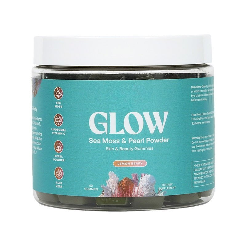 Sea Moss Glow Gummies – Hydrating Skin Nutrition with Organic Ingredients