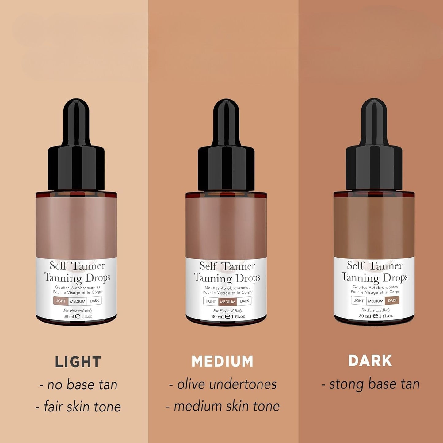 Self Tanner Drops – Buildable Glow for a Natural-Looking Tan