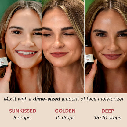 Self Tanner Drops – Buildable Glow for a Natural-Looking Tan